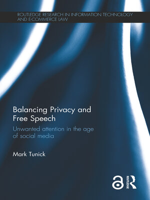 cover image of Balancing Privacy and Free Speech